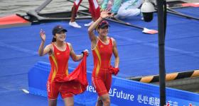 中国代表团夺亚运首金 已连续六届亚运会夺得赛会首金！