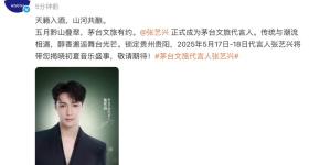 张艺兴官宣茅台文旅代言人引争议 业内称不可能聘请代言人