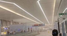 西安机场回应冰雹过后航站楼漏雨
