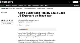 亚洲超级富豪家族加速撤离美国市场 罕见！