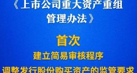 多个“首次”！上市公司重大资产重组新规落地