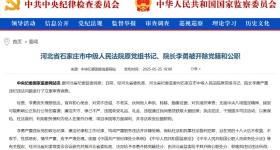 石家庄市中级人民法院原党组书记、院长李勇被“双开”