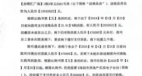 购房者称不到一年同户型降200多万，相关部门介入