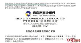 五粮液女高管接棒宜宾银行行长，曾任五粮液副总、董秘等职