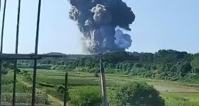 湖南一鞭炮厂爆炸现场黑烟滚滚 伤者被送至4家医院救治
