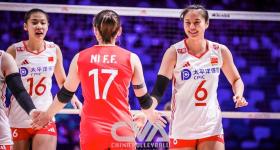 世界女排联赛中国3-2保加利亚 陈忠和赵蕊蕊现身加油