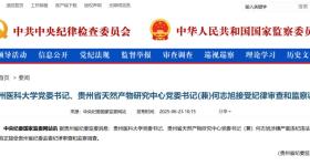 涉嫌严重违纪违法，何志旭、姜学东、丁振被查！
