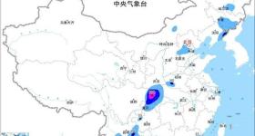 黄色预警持续 13省份有大到暴雨 四川重庆有大暴雨