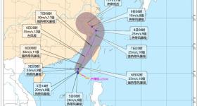 台风 “丹娜丝”或将于7日夜间至8日上午在闽浙沿海登陆