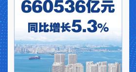 上半年中国GDP同比增长5.3%
