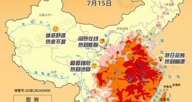 近20省区市迎高温“烤验”，全国热哭预警地图来了