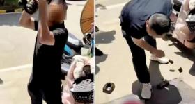 打砸记者摄像机当事人:冲动了