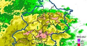 北京昨夜强降雨部分地区达大暴雨级 今天上午仍有中到大雨