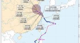 台风“竹节草”在浙江舟山朱家尖岛登陆
