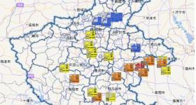 河南多地发布暴雨、大风预警信号