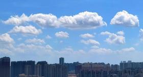 河南“水晶蓝”天空刷屏！而副高大“锅盖”已笼罩中东部地区