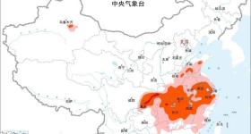 高温黄色+暴雨蓝色 中央气象台发布双预警