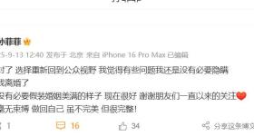 知名女演员孙菲菲官宣离婚，此前因被传“整容失败”引发热议